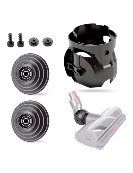 Piezas de Repuesto Aspiradora Dyson V10 V11 V15 - Ruedas y Conector Piezas de Repuesto Aspiradora Dyson V10 V11 V15 - Ruedas y Conector