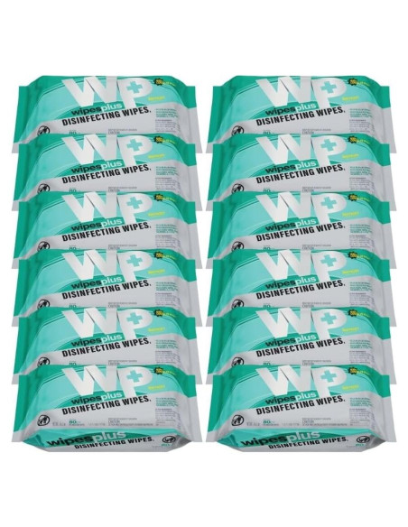 Toallitas Desinfectantes WipesPlus 960 Unidades 3 en 1 Toallitas Desinfectantes WipesPlus 960 Unidades 3 en 1