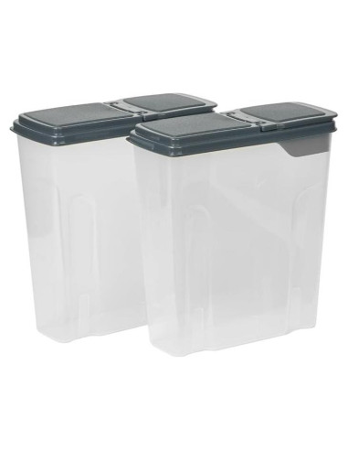 Contenedores de Almacenamiento para Cereal SEDLAV 2-Pack 5.68L
