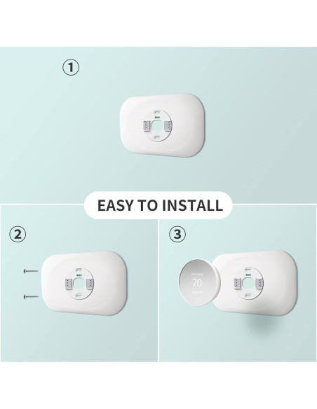 Placa de Pared para Termostato Nest Petrichor GWPC-01 Blanca Placa de Pared para Termostato Nest Petrichor GWPC-01 Blanca