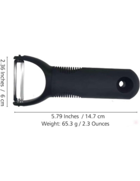 Pelador de Verduras Karv YPelador Ergonómico Acero Inoxidable Pelador de Verduras Karv YPelador Ergonómico Acero Inoxidable