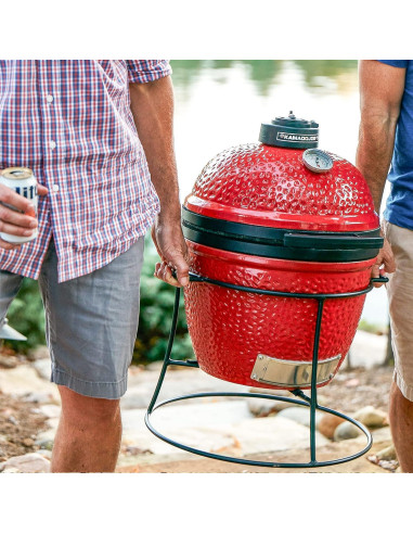 Cubierta de Parrilla Kamado Joe Joe Jr 55.4x55.4 cm Negra