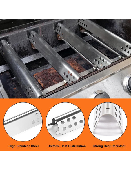 Kit de Repuesto para Parrilla Charbroil 4 Quemadores Acero Inoxidable Kit de Repuesto para Parrilla Charbroil 4 Quemadores Acero Inoxidable