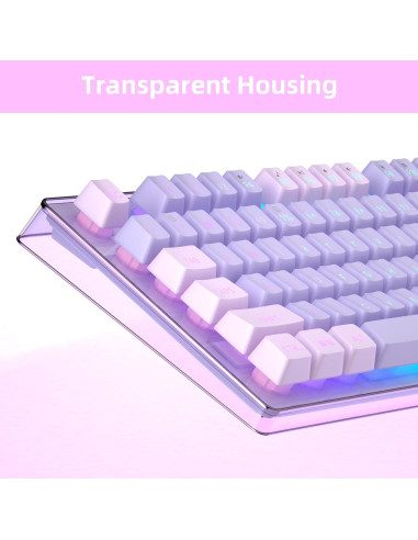 Combo Teclado y Ratón Inalámbricos MageGee V550 RGB 104 Teclas