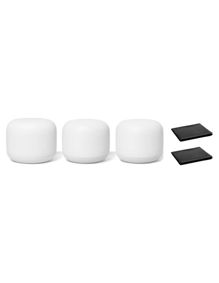 Router Google Nest WiFi Mesh AC2200 con 2 Puntos - Cobertura 500 m Router Google Nest WiFi Mesh AC2200 con 2 Puntos - Cobertura 500 m