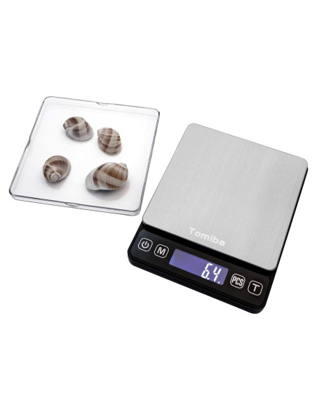Báscula de Precisión Tomiba 3000g con Retención Automática Báscula de Precisión Tomiba 3000g con Retención Automática