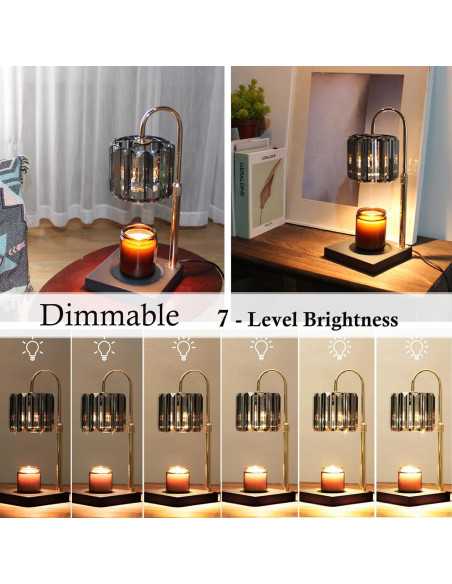 Lámpara Calentadora de Velas Eléctrica Yuichoy Negra 50W Lámpara Calentadora de Velas Eléctrica Yuichoy Negra 50W
