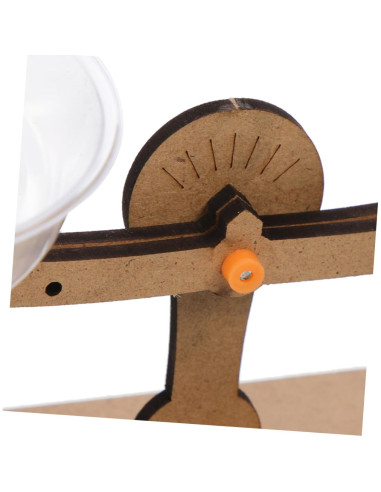 Escala de Equilibrio de Madera Veemoon 19x9.5 cm 2 Pcs