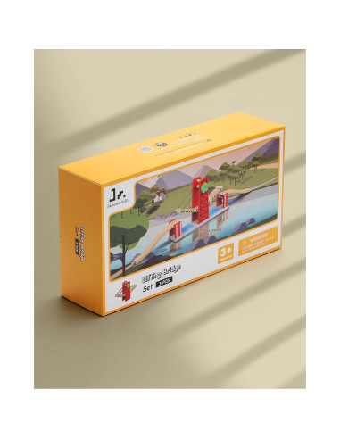 Set de Accesorios de Tren de Madera SainSmart Jr. Puente Elevador