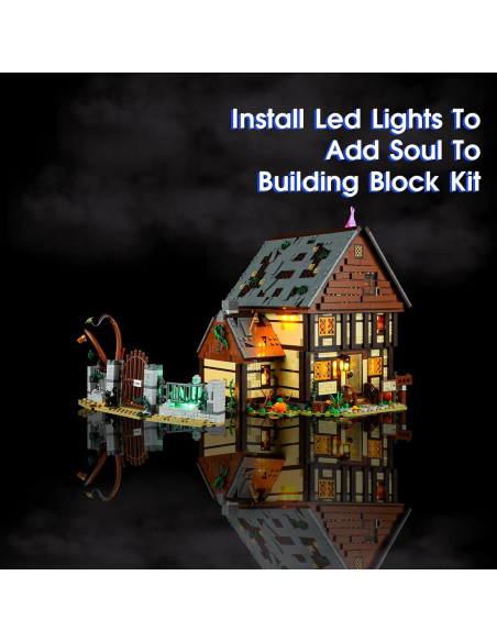 Luz LED Vaodest para Lego 21341 Hocus Pocus - Solo Luz Luz LED Vaodest para Lego 21341 Hocus Pocus - Solo Luz