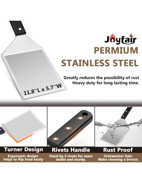 Kit de Accesorios para Plancha Joyfair 5 Piezas BBQ Kit de Accesorios para Plancha Joyfair 5 Piezas BBQ