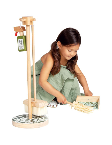 Juego de limpieza de madera Manhattan Toy 5 piezas para niños 3+