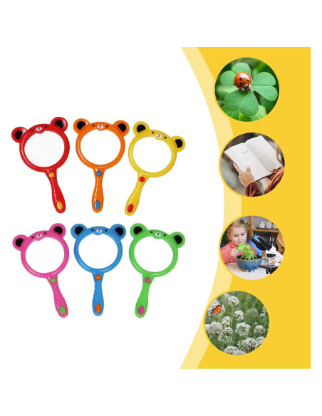 Lupa para Niños IRCHLYN - Paquete de 6 Lentes Coloridas Lupa para Niños IRCHLYN - Paquete de 6 Lentes Coloridas