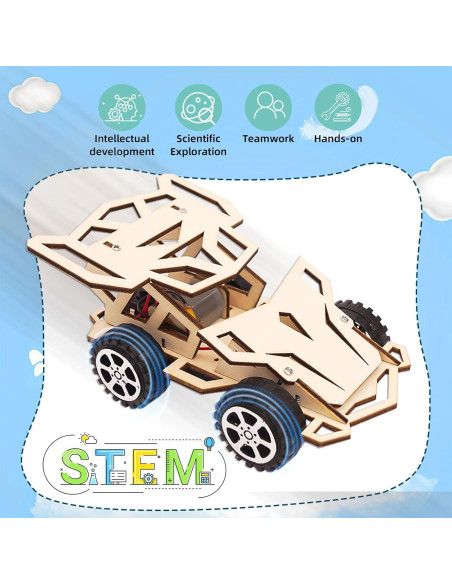 Kits STEM 2 en 1 CUQI para Niños 8-12 Años - Coche y Bombardero Kits STEM 2 en 1 CUQI para Niños 8-12 Años - Coche y Bombardero