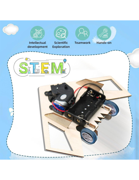 Kits STEM 2 en 1 CUQI para Niños 8-12 Años - Coche y Bombardero Kits STEM 2 en 1 CUQI para Niños 8-12 Años - Coche y Bombardero