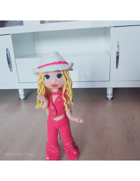Muñeca de trapo hecha a mano 40 cm - Regalo para niños Muñeca de trapo hecha a mano 40 cm - Regalo para niños
