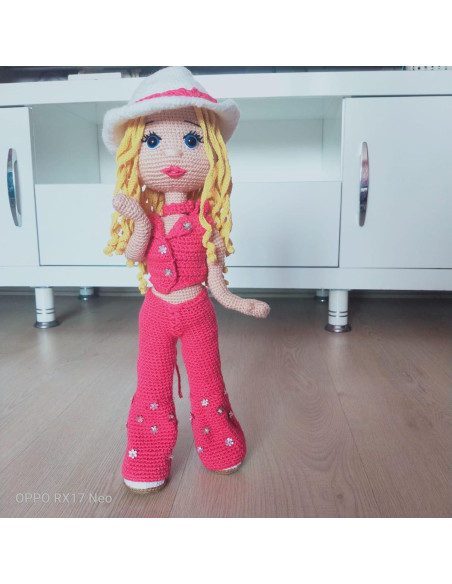 Muñeca de trapo hecha a mano 40 cm - Regalo para niños Muñeca de trapo hecha a mano 40 cm - Regalo para niños