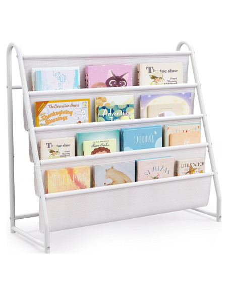 Estantería de Libros para Niños Tatub 4 Niveles Blanca Estantería de Libros para Niños Tatub 4 Niveles Blanca