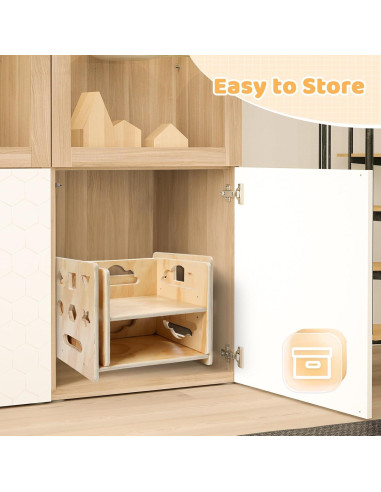 Conjunto Mesa y Silla Montessori Satisure para Niños 1-3 Años