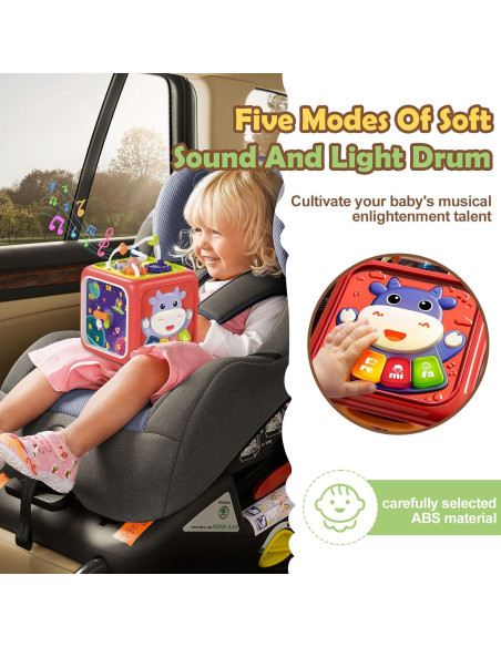Cubo de Actividad Montessori HatchHaven 6 en 1 para 18m+ Cubo de Actividad Montessori HatchHaven 6 en 1 para 18m+