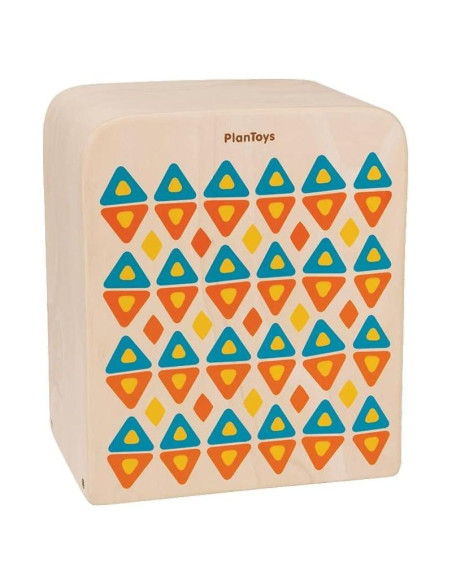 PlanToys Caja de Ritmo II - Tambor de Mano de Madera 1.59 kg PlanToys Caja de Ritmo II - Tambor de Mano de Madera 1.59 kg