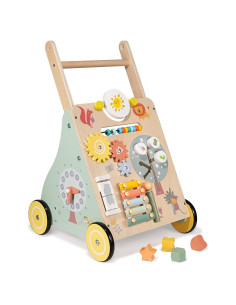 Andador de Madera para Bebés Morefeel - Actividades Motoras 6-36 Meses