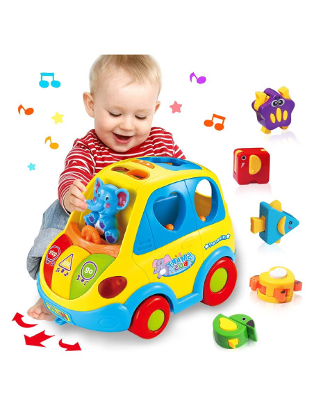 Juguete Musical para Bebés DUMMA Autobús 20x20x27.5cm Juguete Musical para Bebés DUMMA Autobús 20x20x27.5cm