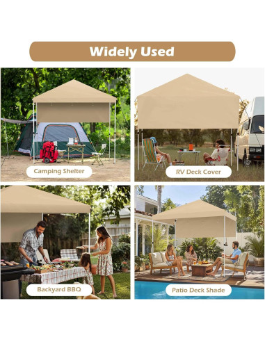 Techo de Reemplazo Yescom 6x4ft para Gazebo Core 40146 Beige