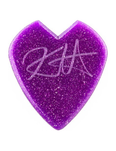 Púas de Guitarra Jim Dunlop Kirk Hammett 1.38mm Purpurina