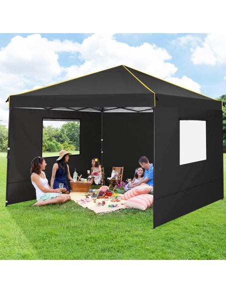 Carpa Plegable COBIZI 3x3m Impermeable con Ventanas Malla Carpa Plegable COBIZI 3x3m Impermeable con Ventanas Malla