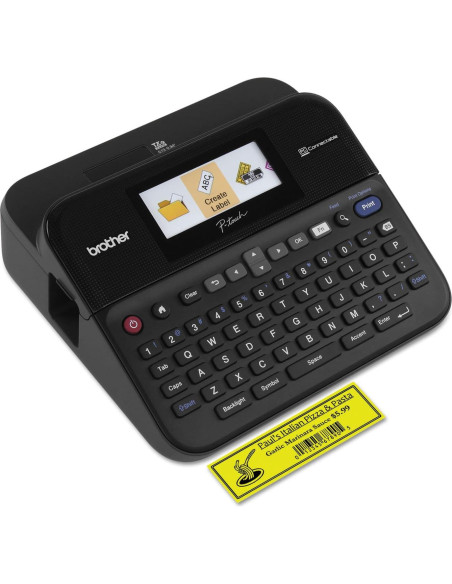 Brother P-touch PT-D600VP Fabricante de Etiquetas Conectable Brother P-touch PT-D600VP Fabricante de Etiquetas Conectable