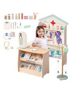 Kit de Doctor de Madera JOYMOR con Accesorios Médicos