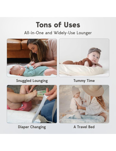 Sofá para Bebés CooCooBaby 100% Algodón Transpirable Verde Sofá para Bebés CooCooBaby 100% Algodón Transpirable Verde