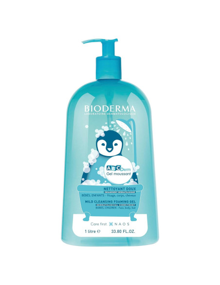 Gel Espumoso Bioderma ABCDerm 1000 ml - Limpiador Suave Bebés Gel Espumoso Bioderma ABCDerm 1000 ml - Limpiador Suave Bebés