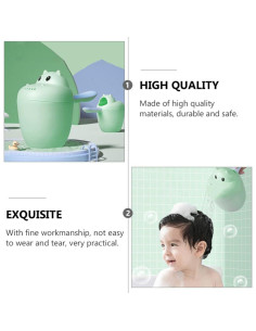 Taza de Enjuague para Bebés Katutude - 7cm x 14cm Verde 2