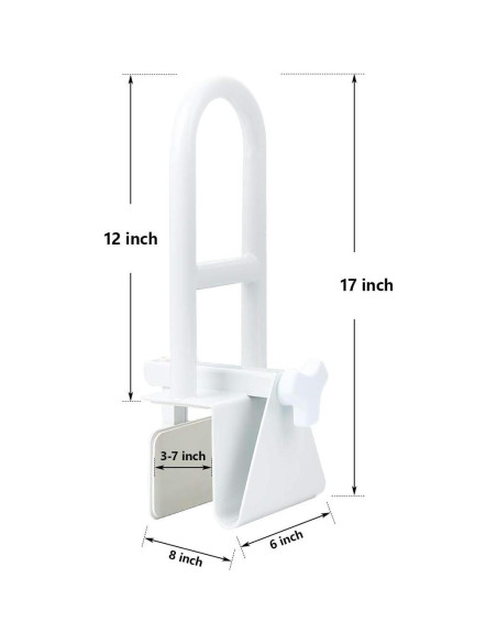 Barra de Seguridad para Bañera Butizone, Ajustable 7.6-17.8 cm, 136 kg Barra de Seguridad para Bañera Butizone, Ajustable 7.6-17.8 cm, 136 kg