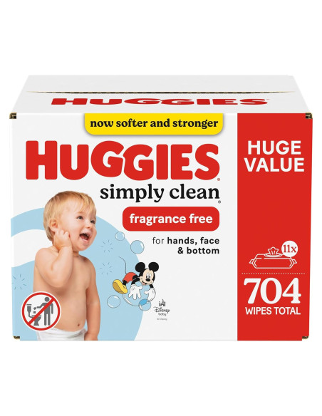 Toallitas Húmedas Huggies Simply Clean Sin Fragancia 704 Unidades Toallitas Húmedas Huggies Simply Clean Sin Fragancia 704 Unidades