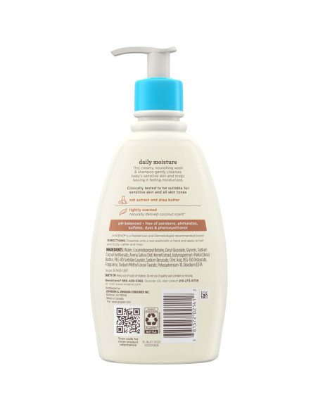 Aveeno Baby 2-en-1 Lavado y Champú Hidratante 354 ml Aveeno Baby 2-en-1 Lavado y Champú Hidratante 354 ml