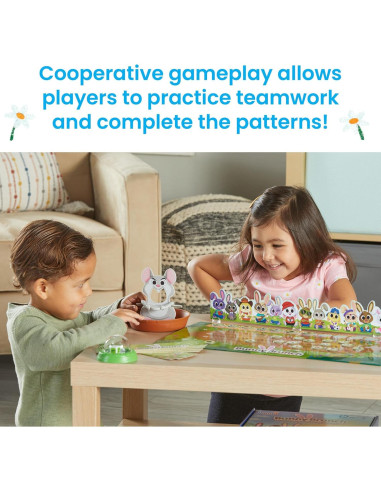Juego de Mesa Cooperativo hand2mind Bunny Brunch para Niños