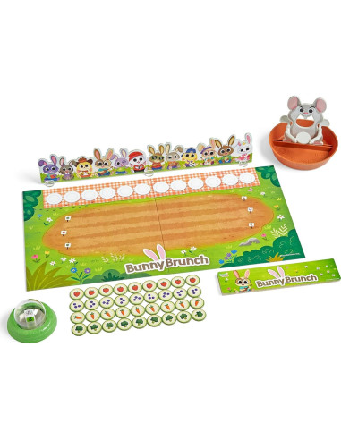 Juego de Mesa Cooperativo hand2mind Bunny Brunch para Niños