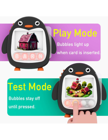 Juego de Tarjetas de Flash Hablantes COOVA para Niños 4-8 Años