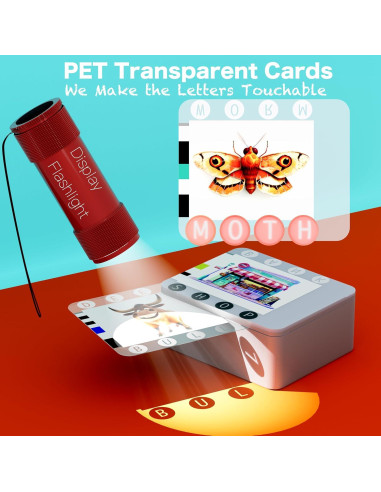 Juego de Tarjetas de Flash Hablantes COOVA para Niños 4-8 Años