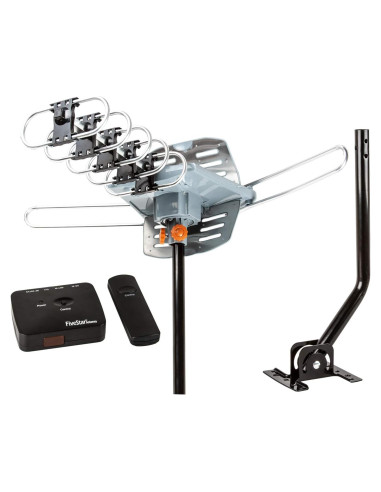 Antena de TV HD Exterior Five Star FSA-5809 150 Millas Rotativa