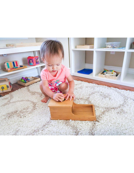 Caja de Permanencia de Objetos Montessori - Juguete Educativo para Bebés Caja de Permanencia de Objetos Montessori - Juguete Educativo para Bebés