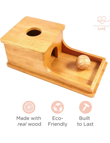 Caja de Permanencia de Objetos Montessori - Juguete Educativo para Bebés