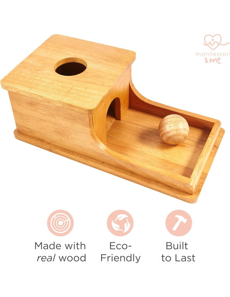 Caja de Permanencia de Objetos Montessori - Juguete Educativo para Bebés Caja de Permanencia de Objetos Montessori - Juguete Educativo para Bebés