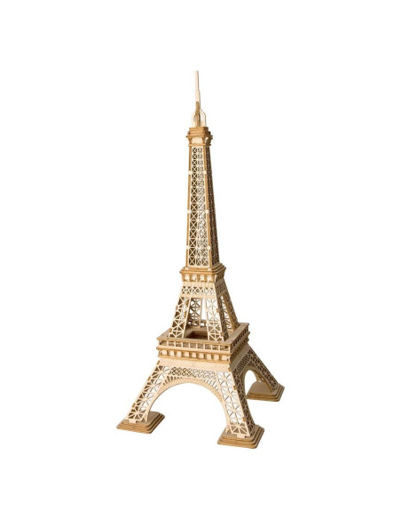 Rolife Rompecabezas 3D de Madera Torre Eiffel DIY 16.5x15.7x36.4cm Rolife Rompecabezas 3D de Madera Torre Eiffel DIY 16.5x15.7x36.4cm