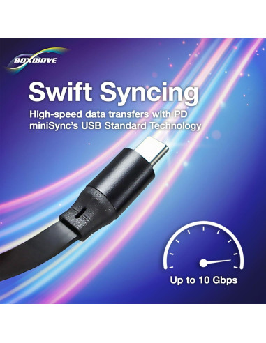 Cable Retráctil USB Tipo-C BoxWave PD 240W para Elgato