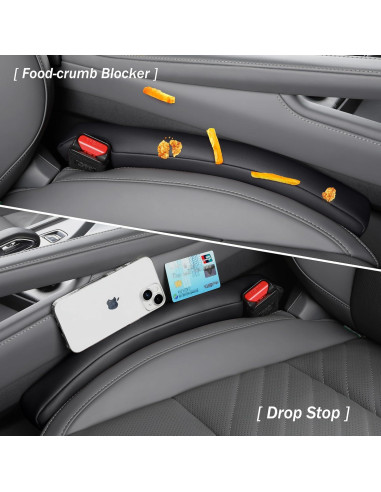 Relleno de Espacio para Asiento de Coche Lisheng Negro