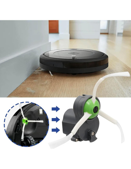 Módulo de Motor de Cepillo Lateral ECSiNG para Roomba E5 E6 i1 i2 i3 i4 i5 i6 i7 j7 S9 Módulo de Motor de Cepillo Lateral ECSiNG para Roomba E5 E6 i1 i2 i3 i4 i5 i6 i7 j7 S9